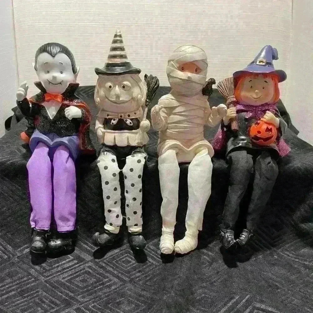 Halloween Collectible Shelf Setters Set of 4